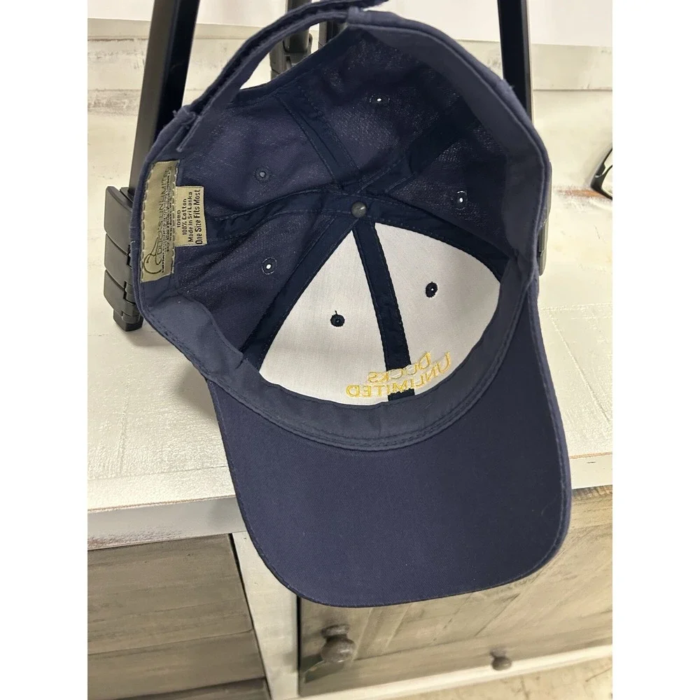 Ducks Unlimited Hat‎ Cap Strap back Hunting Fishing Outdoors Nature Blue Logos